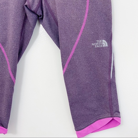 The North Face Leggings Capris Purple Pink Small - Picture 3 of 8